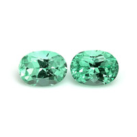 1.12 Ct.Tw.Total Carat Weight Emerald Pair from Russia Video
