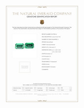 1.29 Ct.Tw.Total Carat Weight Emerald Pair from Russia Scan Report