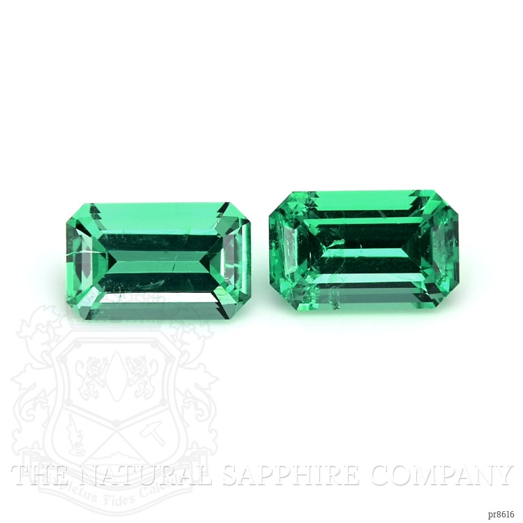 1.29 Ct.Tw. Emerald Pair from Russia