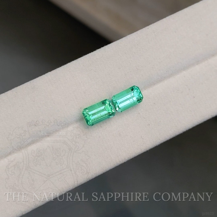 1.43 Ct.Tw. Emerald Pair from Russia