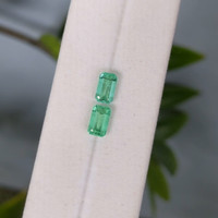 1.43&nbsp;Ct.Tw.Total Carat Weight Emerald Pair from Russia Life Style