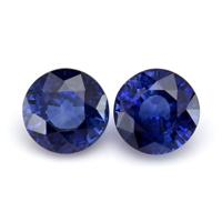 2.33&nbsp;Ct.Tw.Total Carat Weight Blue Sapphire Pair from Madagascar Video