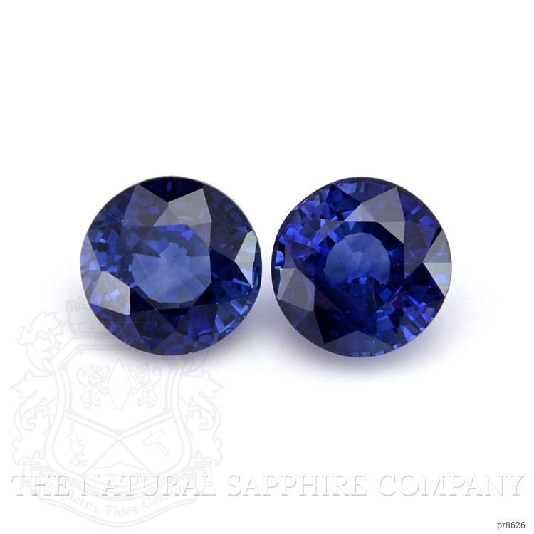 2.33 Ct.Tw. Blue Sapphire Pair from Madagascar
