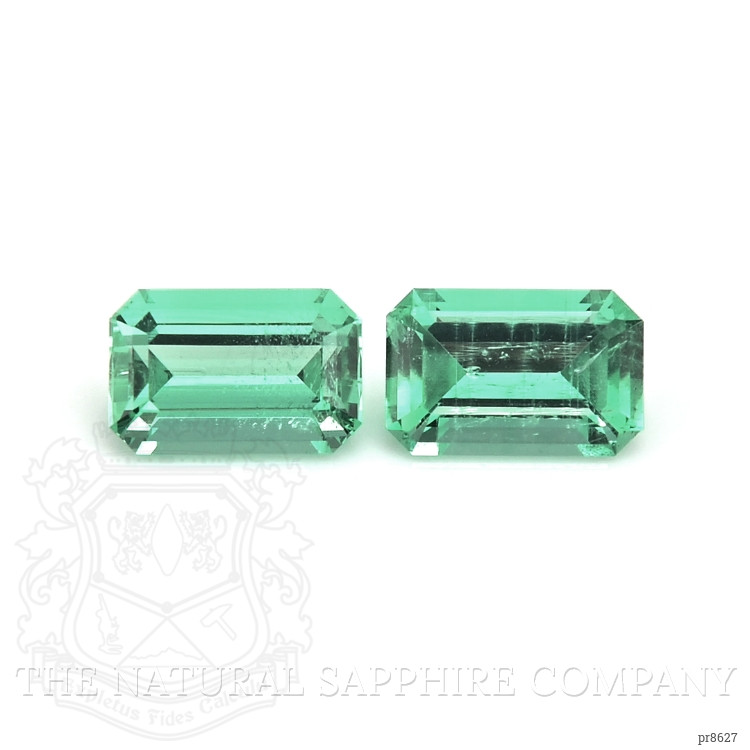 0.97 Ct.Tw. Emerald Pair from Russia