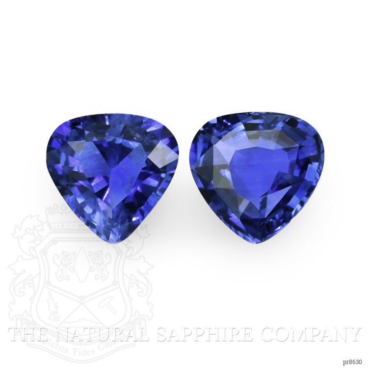 3.20 Ct.Tw. Blue Sapphire Pair from Madagascar