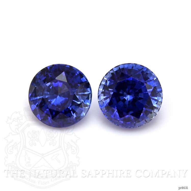 3.21 Ct.Tw. Blue Sapphire Pair from Madagascar