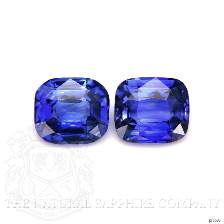 2.89 Ct.Tw. Blue Sapphire Pair from Ceylon (Sri Lanka)