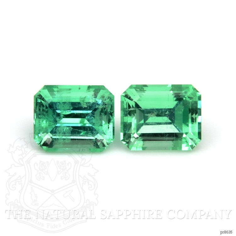 1.64 Ct.Tw. Emerald Pair from Russia