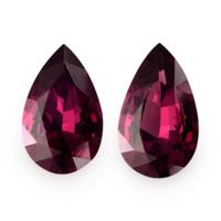 10.09 Ct.Tw.Total Carat Weight Rhodolite Garnet Pair from Madagascar Video