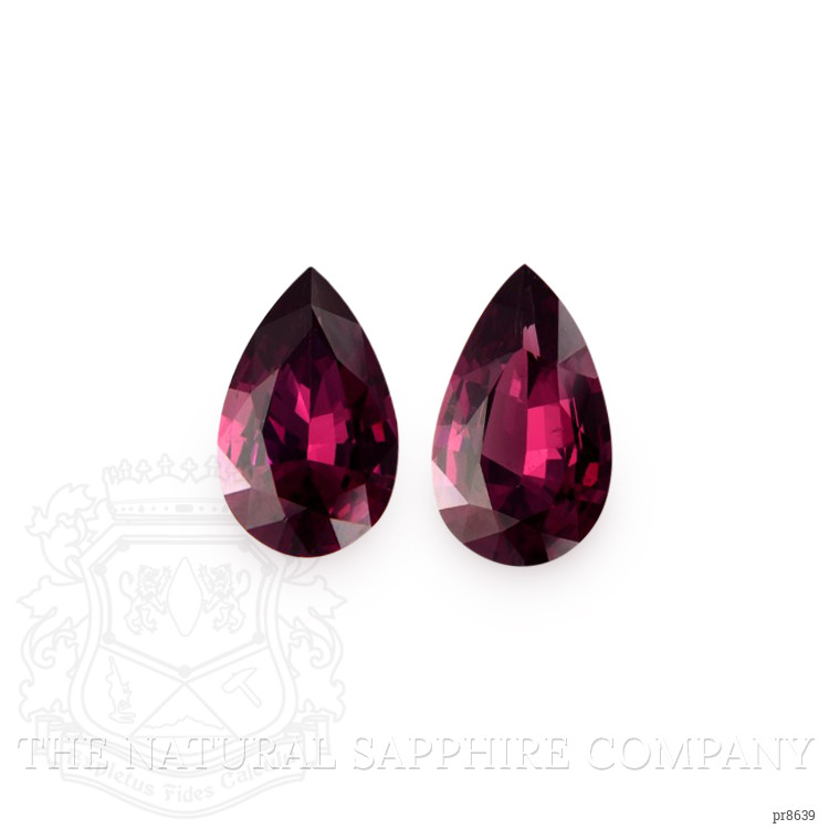 10.09 Ct.Tw. Rhodolite Garnet Pair from Madagascar
