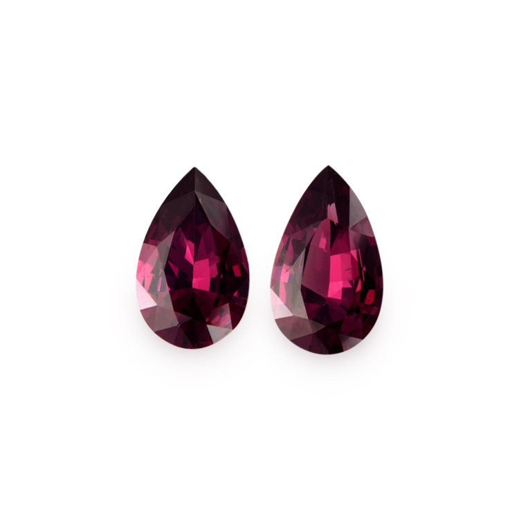 10.09 Ct.Tw. Rhodolite Garnet Pair from Madagascar