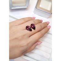 10.09&nbsp;Ct.Tw.Total Carat Weight Rhodolite Garnet Pair from Madagascar Life Style