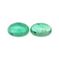 4.89 Ct.Tw.Total Carat Weight Emerald Pair from Russia Video