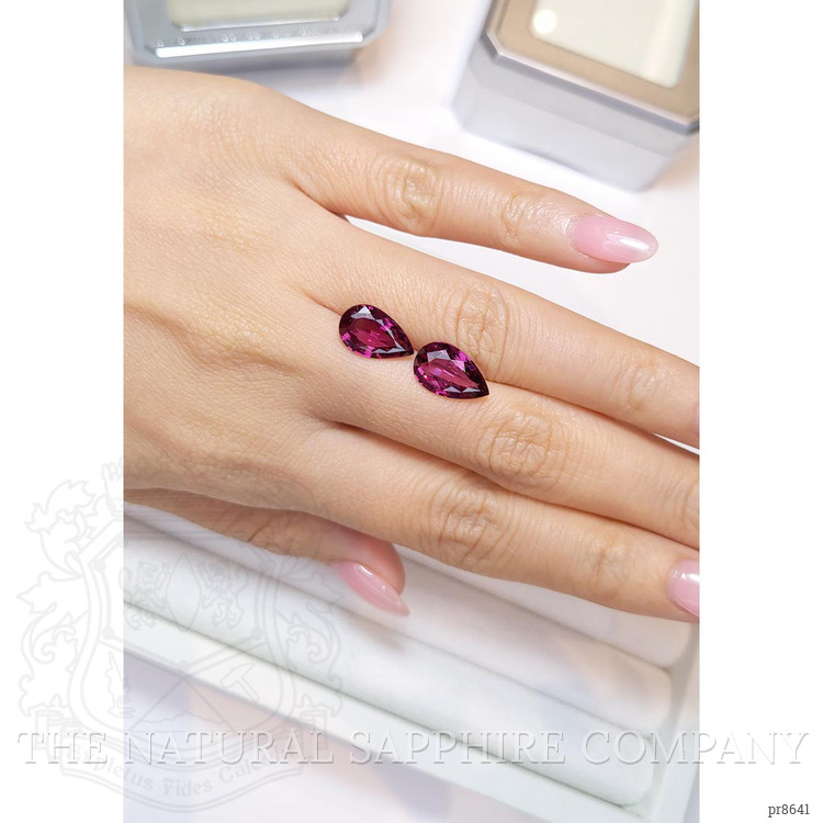 7.13 Ct.Tw. Rhodolite Garnet Pair from Madagascar