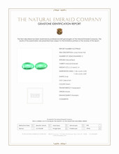 4.27 Ct.Tw.Total Carat Weight Emerald Pair from Russia Scan Report
