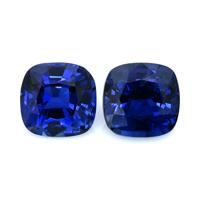 3.70&nbsp;Ct.Tw.Total Carat Weight Blue Sapphire Pair from Ceylon (Sri Lanka) Video
