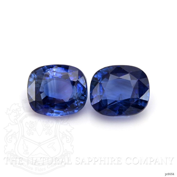 4.02 Ct.Tw. Blue Sapphire Pair from Madagascar