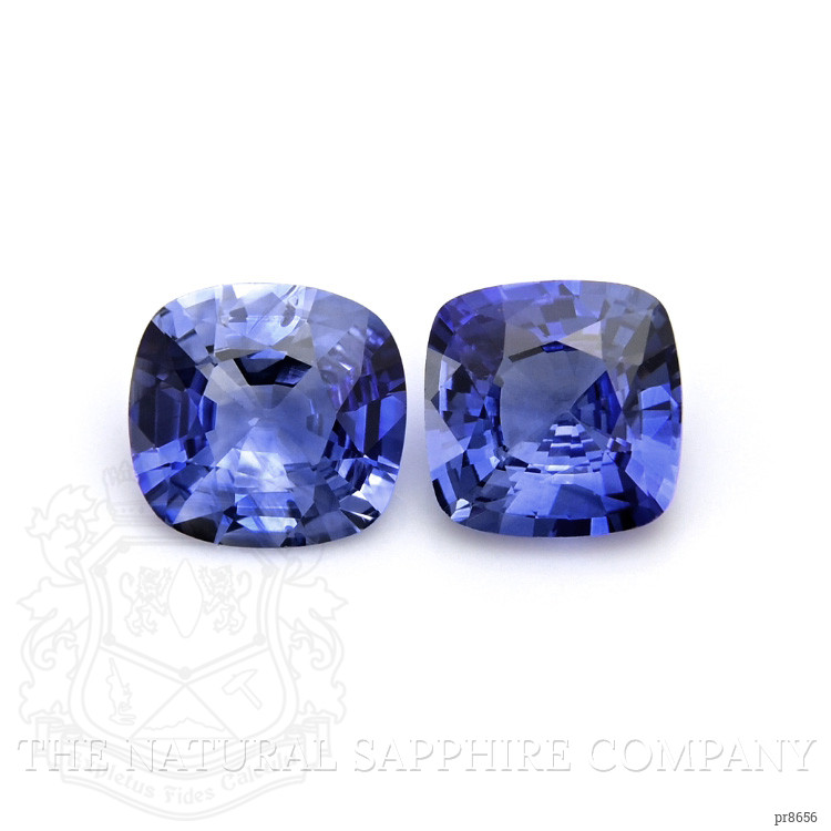 2.86 Ct.Tw. Blue Sapphire Pair from Madagascar