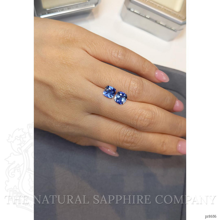 2.86 Ct.Tw. Blue Sapphire Pair from Madagascar