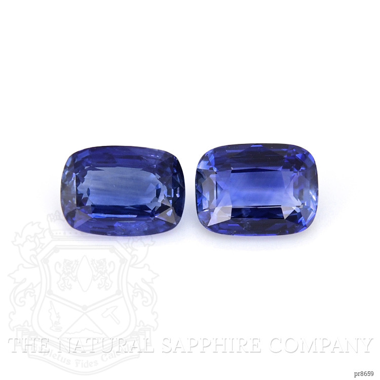 4.22 Ct.Tw. Blue Sapphire Pair from Madagascar