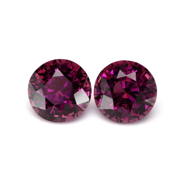 12.26 Ct.Tw. Rhodolite Garnet Pair from Madagascar