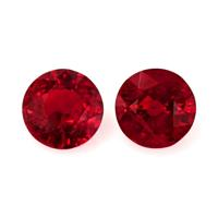 1.22 Ct.Tw.Total Carat Weight Ruby Pair from Mozambique Video