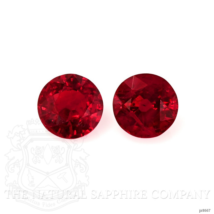 1.22 Ct.Tw. Ruby Pair from Mozambique