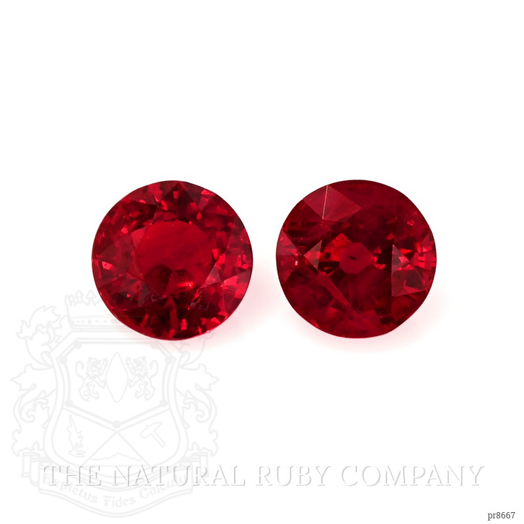 1.22 Ct.Tw. Ruby Pair from Mozambique