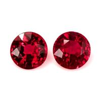 2.04 Ct.Tw.Total Carat Weight Ruby Pair from Mozambique Video