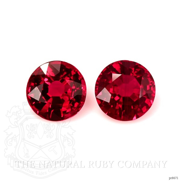 2.04 Ct.Tw. Ruby Pair from Mozambique
