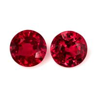 2.07&nbsp;Ct.Tw.Total Carat Weight Ruby Pair from Ceylon (Sri Lanka) Video