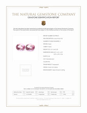 4.51 Ct.Tw.Total Carat Weight Pink Topaz Pair from Ceylon (Sri Lanka) Scan Report