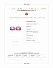 4.78 Ct.Tw.Total Carat Weight Pink Topaz Pair from Ceylon (Sri Lanka) Scan Report