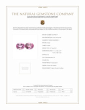 4.58 Ct.Tw.Total Carat Weight Pink Topaz Pair from Ceylon (Sri Lanka) Scan Report