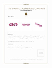 4.73&nbsp;Ct.Tw.Total Carat Weight Topaz Pair from Ceylon (Sri Lanka) Appraisal