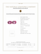 4.73 Ct.Tw.Total Carat Weight Pink Topaz Pair from Ceylon (Sri Lanka) Scan Report