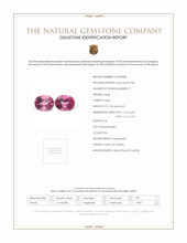 4.68 Ct.Tw.Total Carat Weight Pink Topaz Pair from Ceylon (Sri Lanka) Scan Report