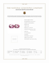 4.45 Ct.Tw.Total Carat Weight Pink Topaz Pair from Ceylon (Sri Lanka) Scan Report