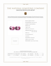 4.52 Ct.Tw.Total Carat Weight Pink Topaz Pair from Ceylon (Sri Lanka) Scan Report
