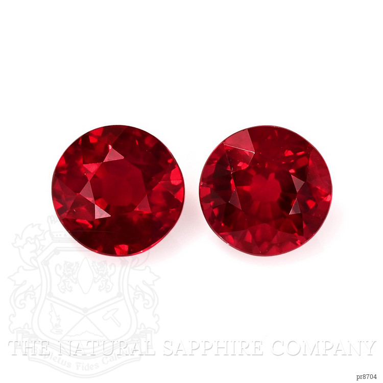 2.40 Ct.Tw. Ruby Pair from Mozambique