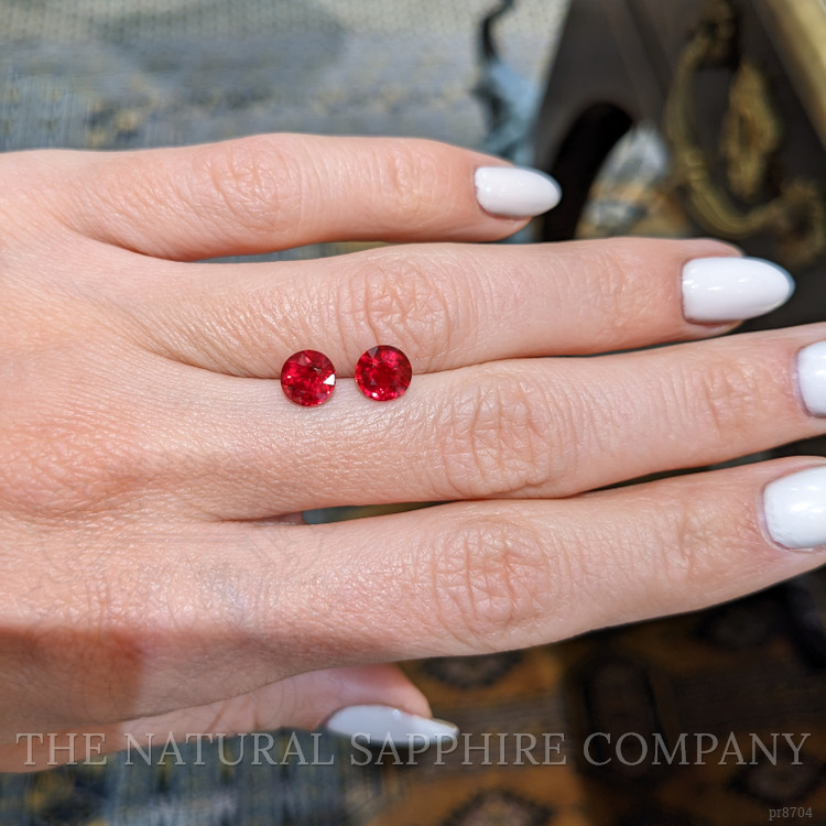 2.40 Ct.Tw. Ruby Pair from Mozambique