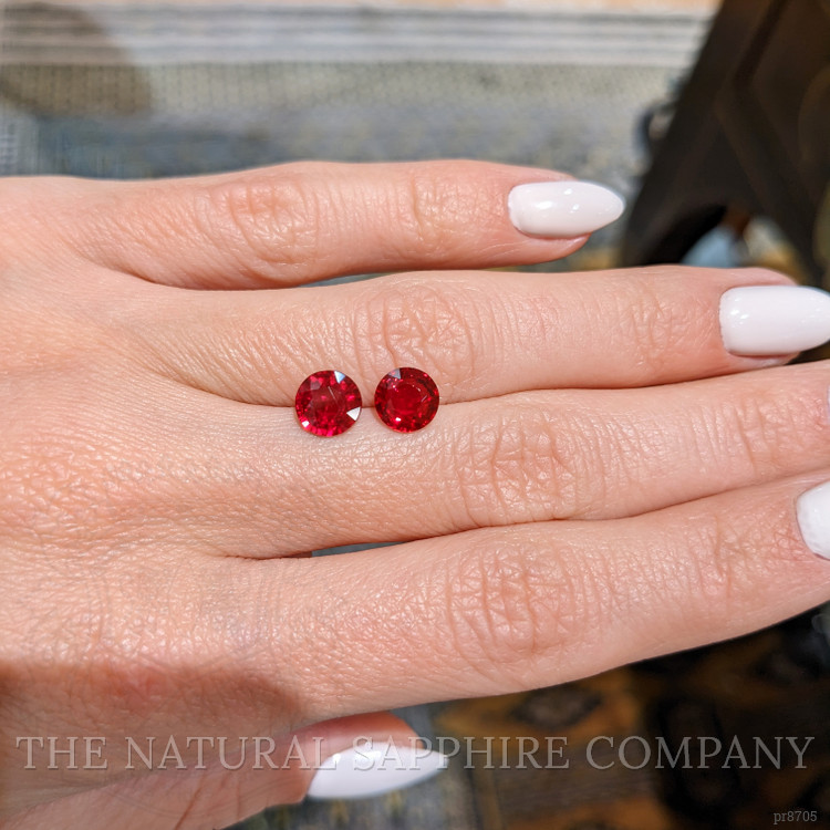 2.72 Ct.Tw. Ruby Pair from Mozambique