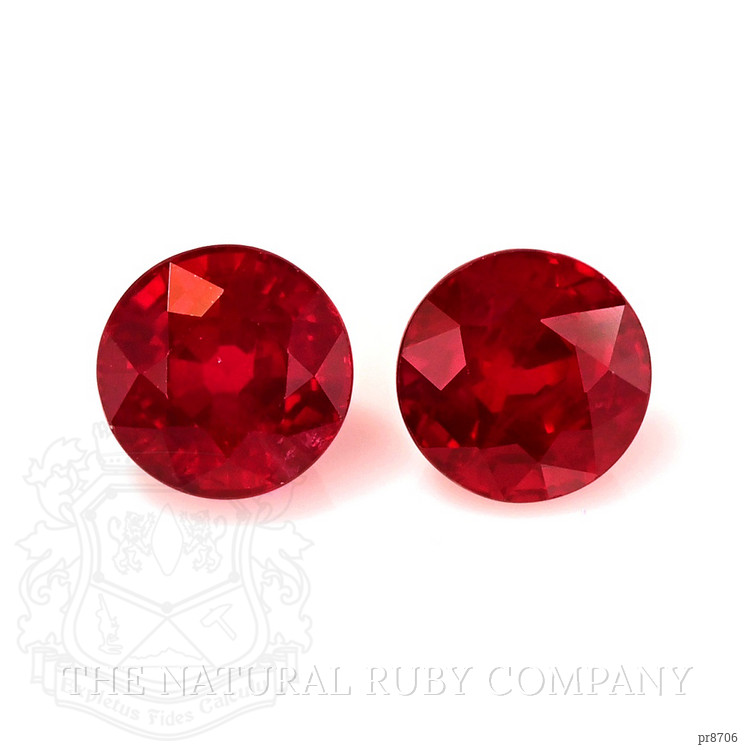 3.22 Ct.Tw. Ruby Pair from Mozambique