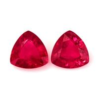 1.62 Ct.Tw.Total Carat Weight Ruby Pair from Mozambique Video