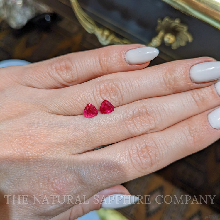 1.62 Ct.Tw. Ruby Pair from Mozambique