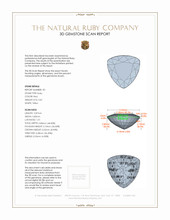1.62&nbsp;Ct.Tw.Total Carat Weight Ruby Pair from Mozambique 3 D Scan Report