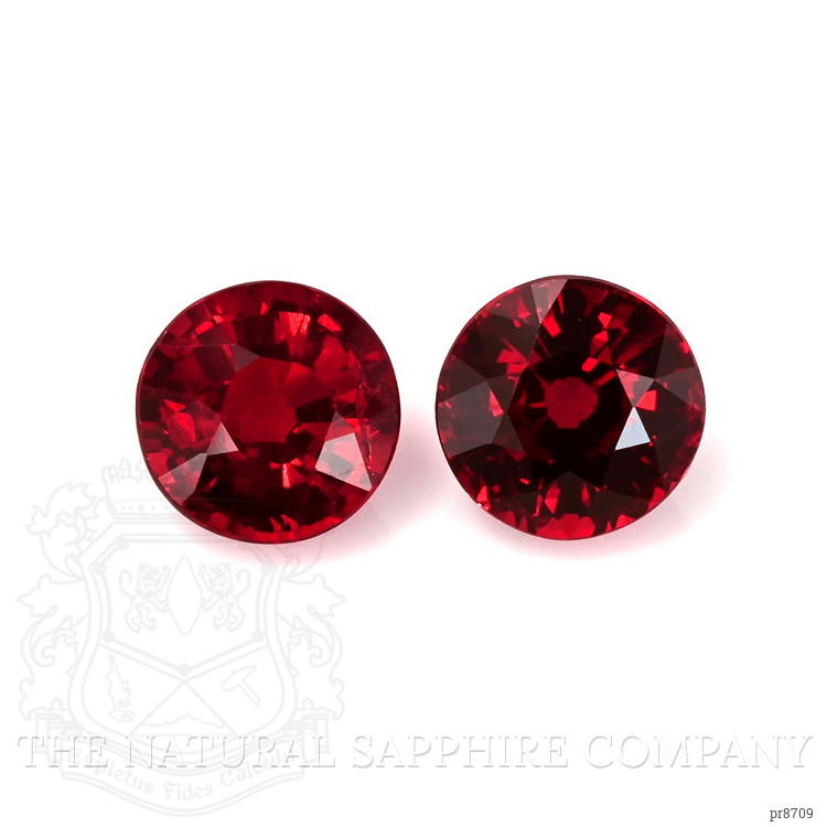 1.29 Ct.Tw. Ruby Pair from Mozambique