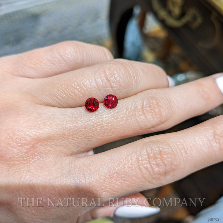 1.29 Ct.Tw. Ruby Pair from Mozambique