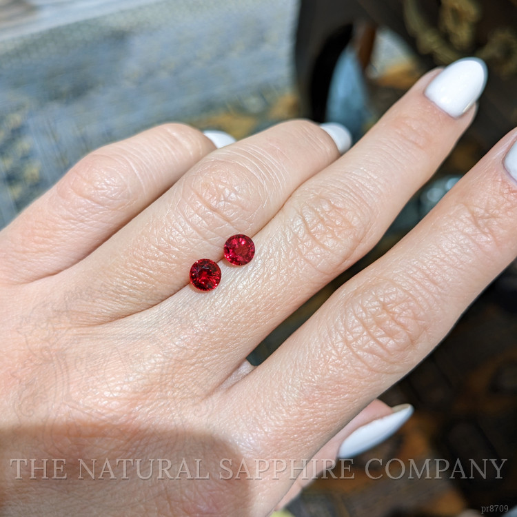 1.29 Ct.Tw. Ruby Pair from Mozambique