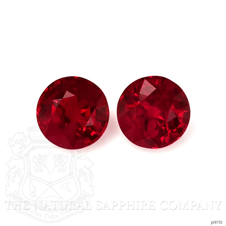 1.21 Ct.Tw. Ruby Pair from Mozambique